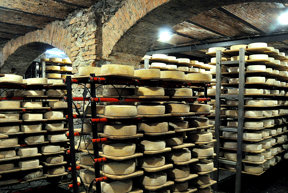 Formaggi - Cantina di stagionatura Caseificio Agroval - Airolo